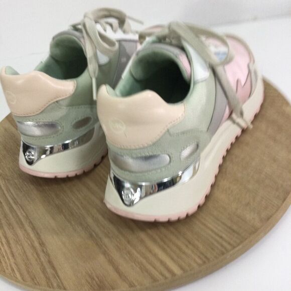 Michael Kors Womens Monroe Trainer Bae Canvas Suede Sneaker Shoes Multi Size 6.5 - Picture 4 of 15